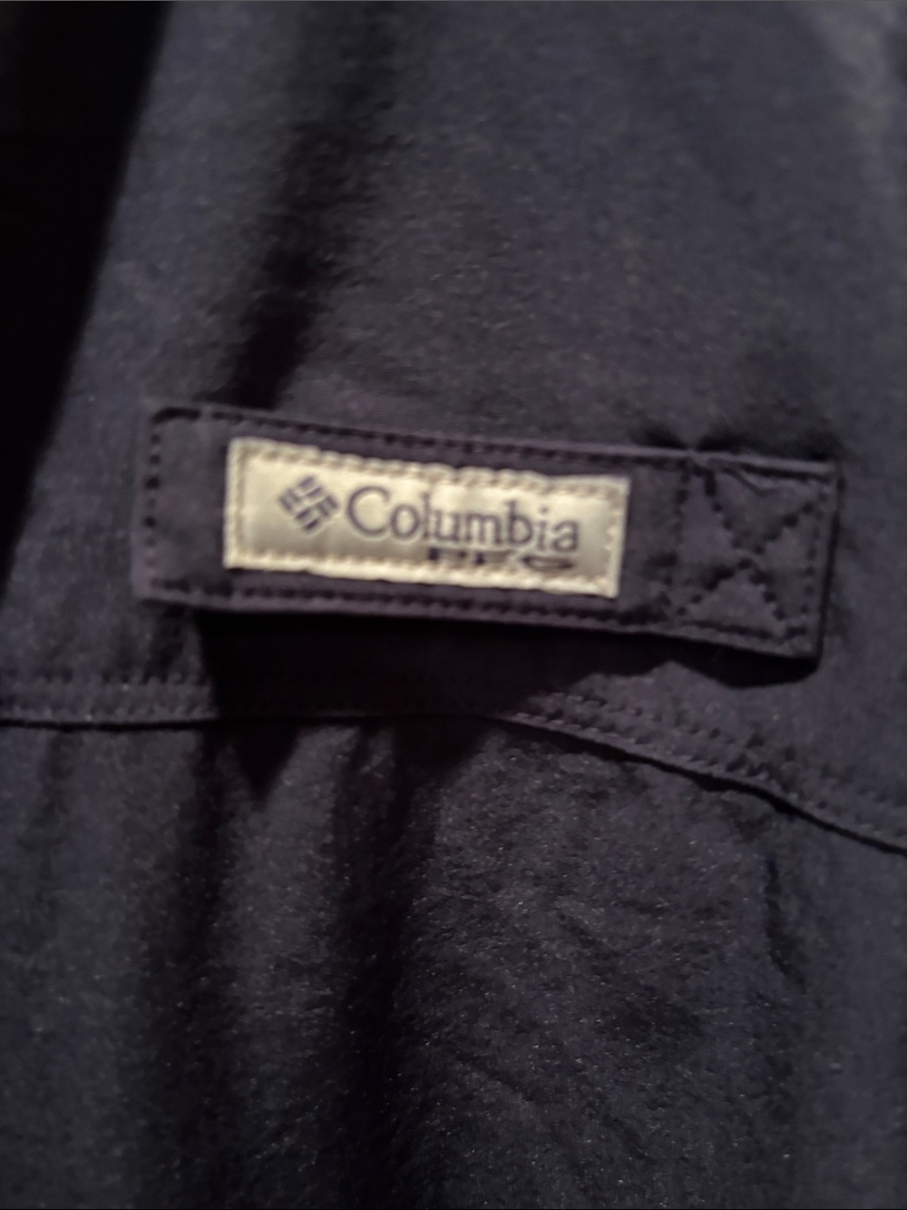 Columbia PFG Tamiami II Men’s LS Shirt Navy Large Omni-Shade Hiking Trail - Picture 3 of 6